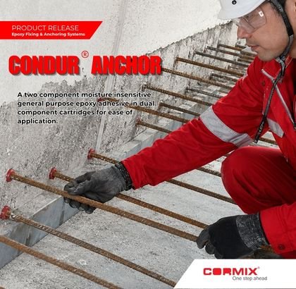 Introducing CONDUR ANCHOR Epoxy Fixing & Anchoring Systems