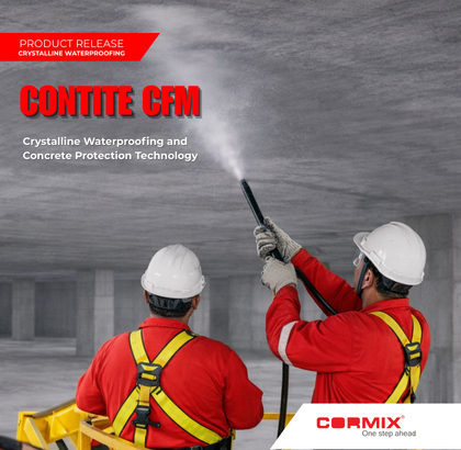 แนะนำผลิตภัณฑ์ CONTITE CFM เทคโนโลยีกันซึมแบบผลึกสำหรับโครงสร้างคอนกรีต